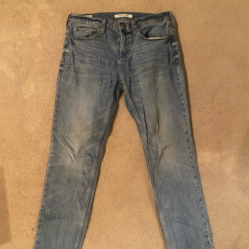 GENTLY USED Pacsun Stacked Skinny Jeans 29x 30